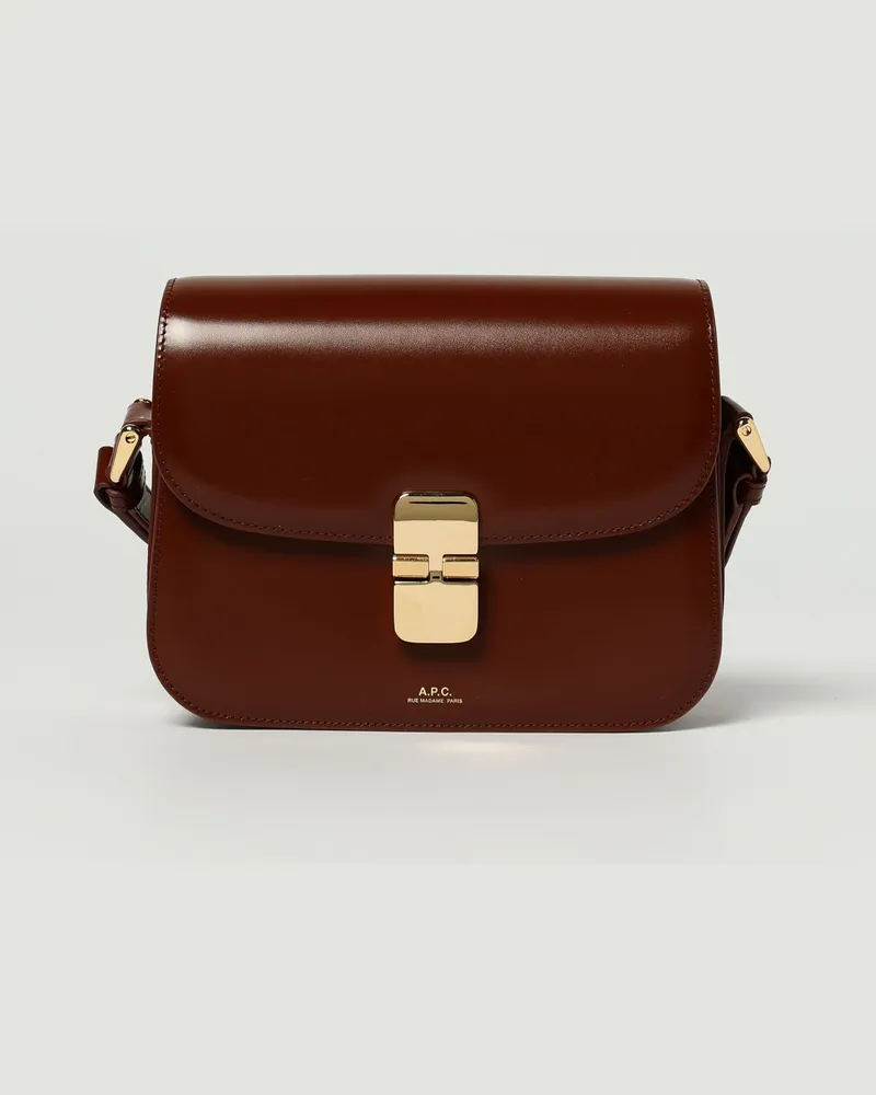 A.P.C. Schultertasche damen Braun