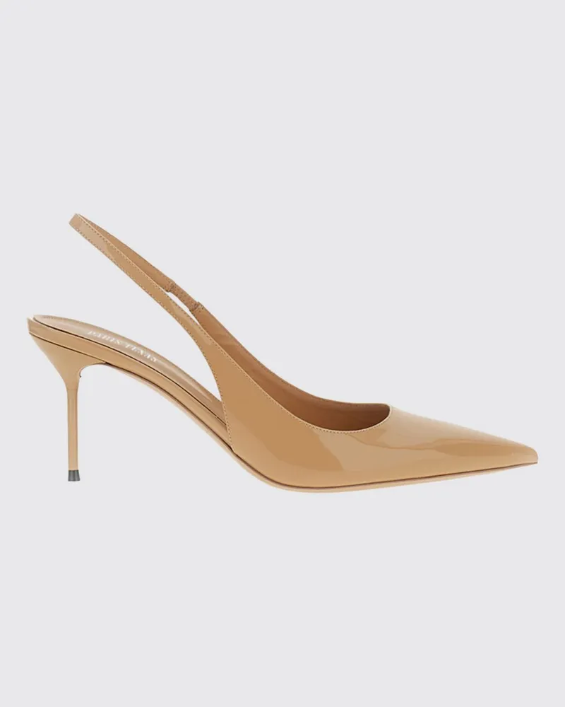 Paris Texas Lidia Slingback-Pumps aus Lackleder Honey