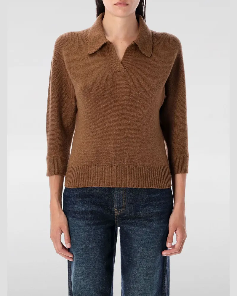 KHAITE Polo damen Braun