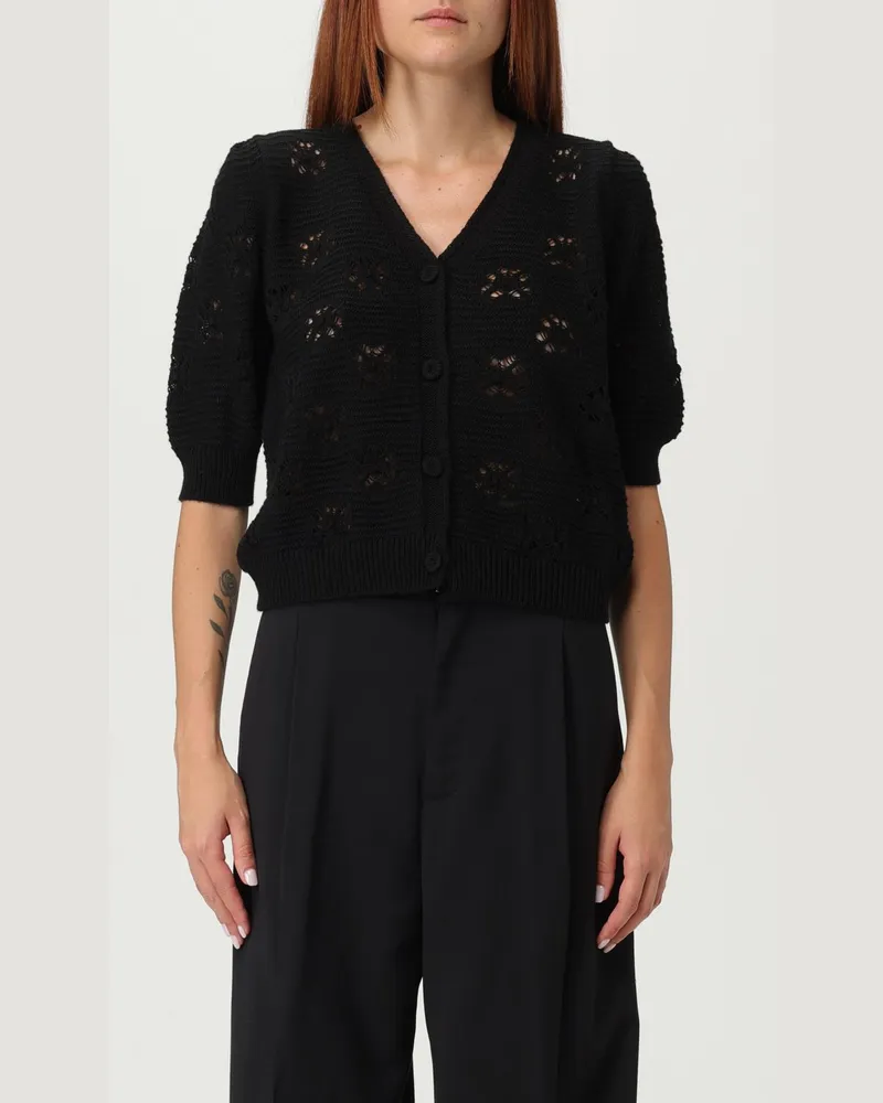 Twin-Set Strickjacke damen Schwarz