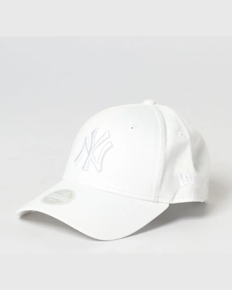 New Era 9Forty NY Yankees Baumwollkappe mit gesticktem Logo Weiß