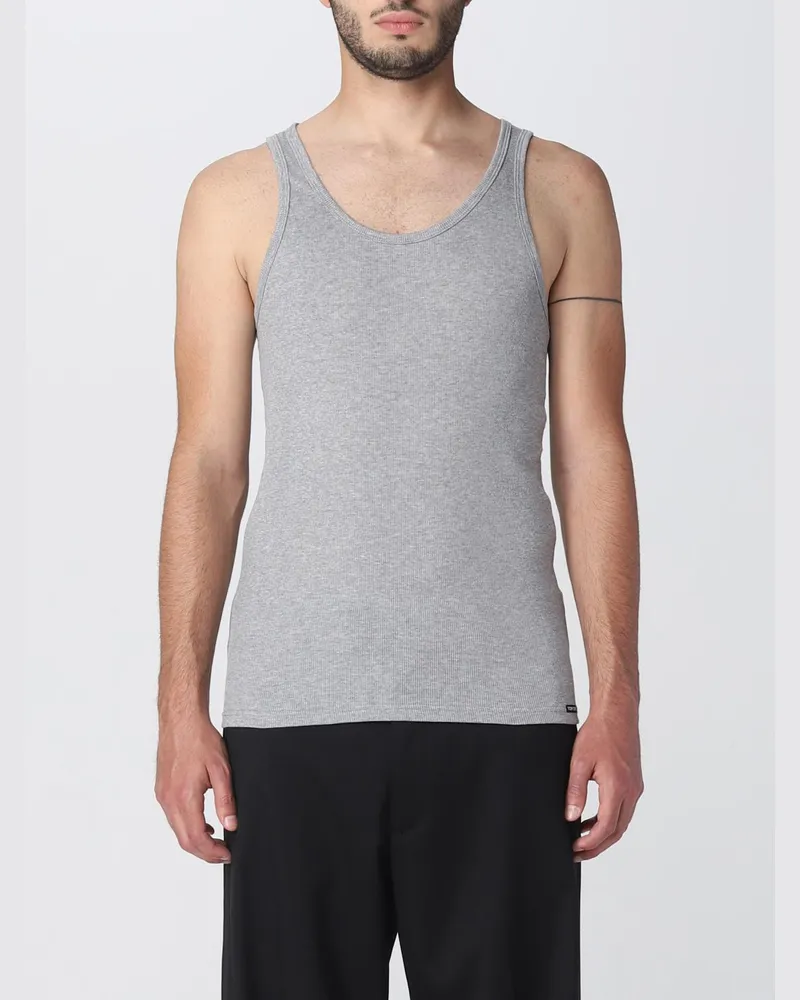 Tom Ford Tanktop aus Baumwollmischung Grau