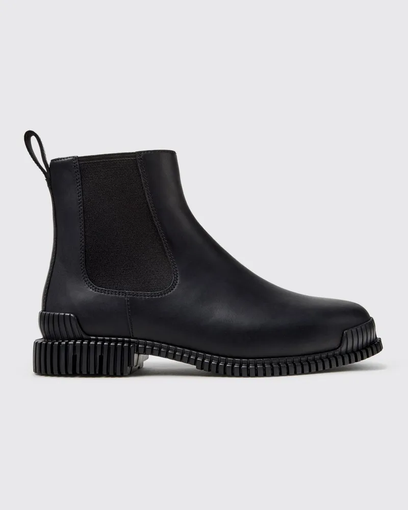 Camper Pix Chelsea Boots aus Kalbsleder mit XL Extralight® Sohle Schwarz