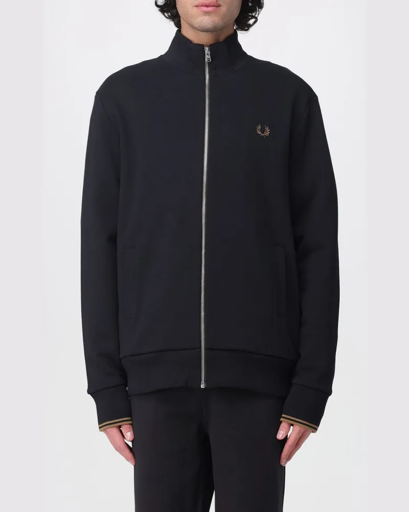 Fred Perry Sweatshirt herren Schwarz