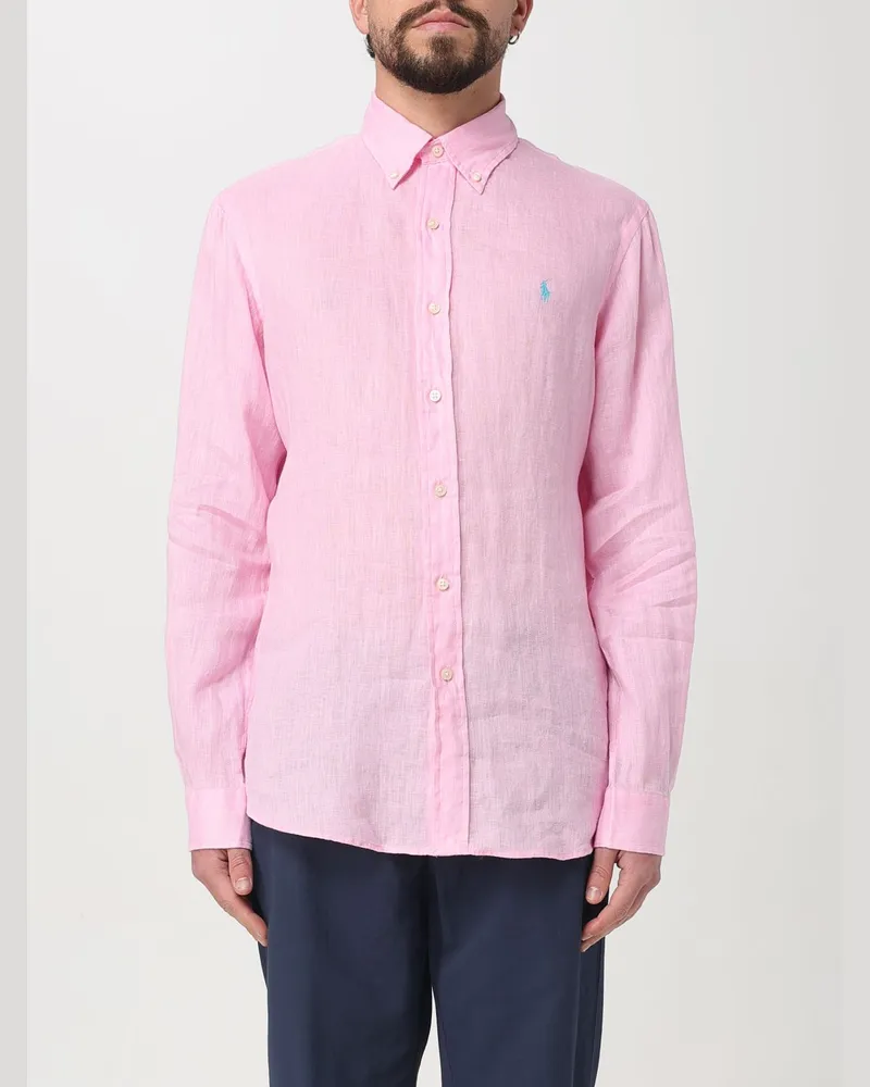 Ralph Lauren Leinenhemd Pink