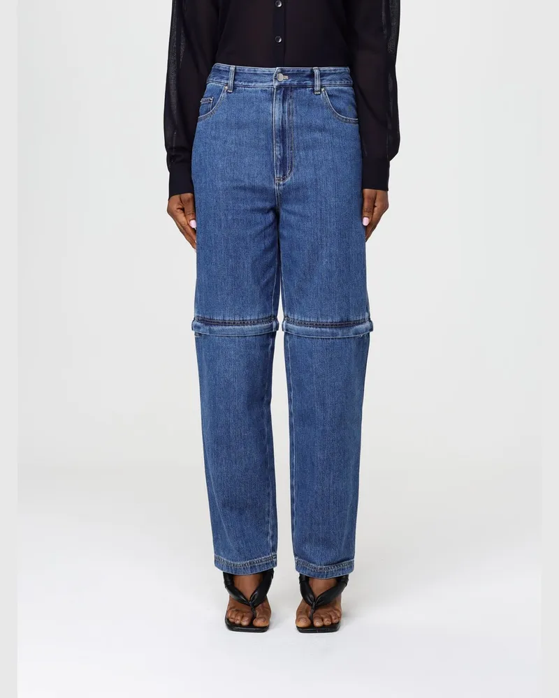 tibi Hose damen Blau