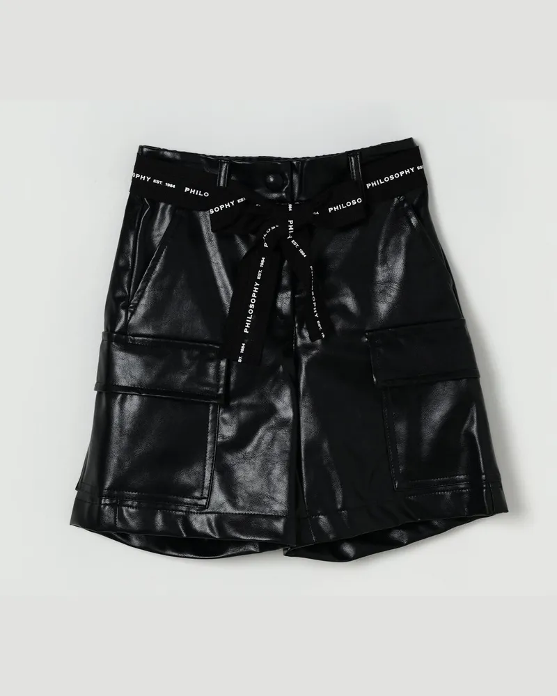 Philosophy Di Lorenzo Serafini Shorts kinder Schwarz