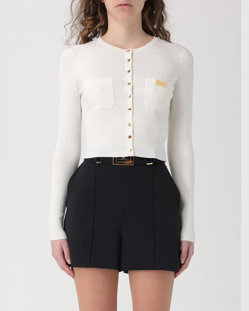 Elisabetta Franchi Pullover damen Weiß