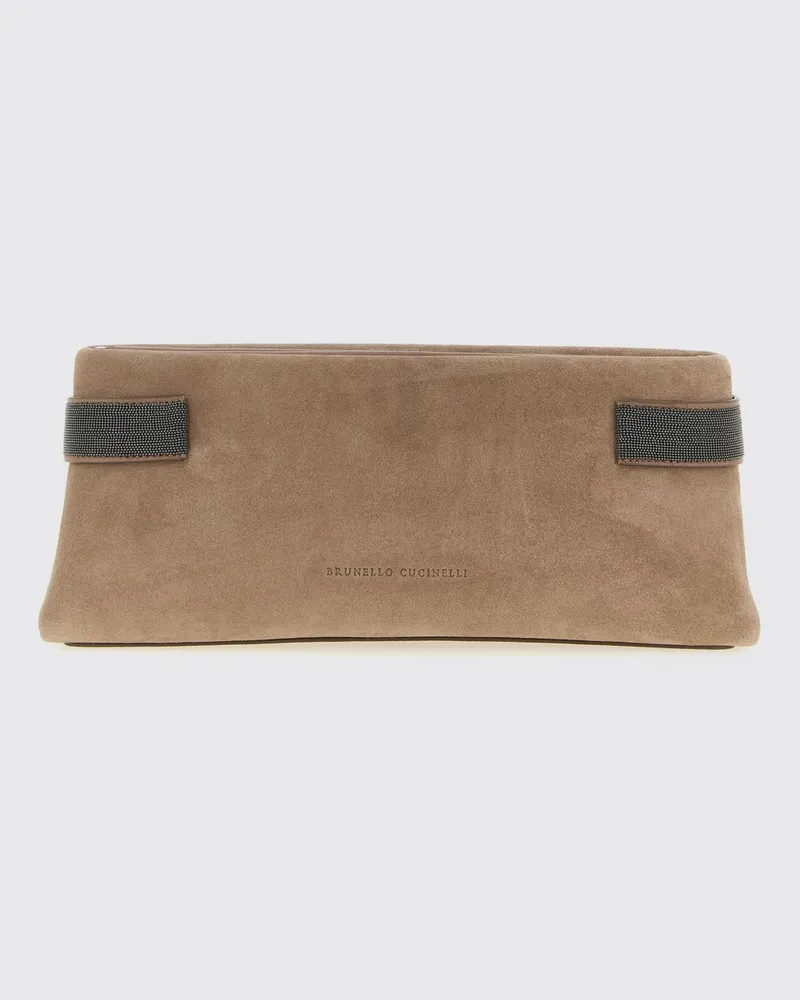 Brunello Cucinelli Schultertasche damen Beige