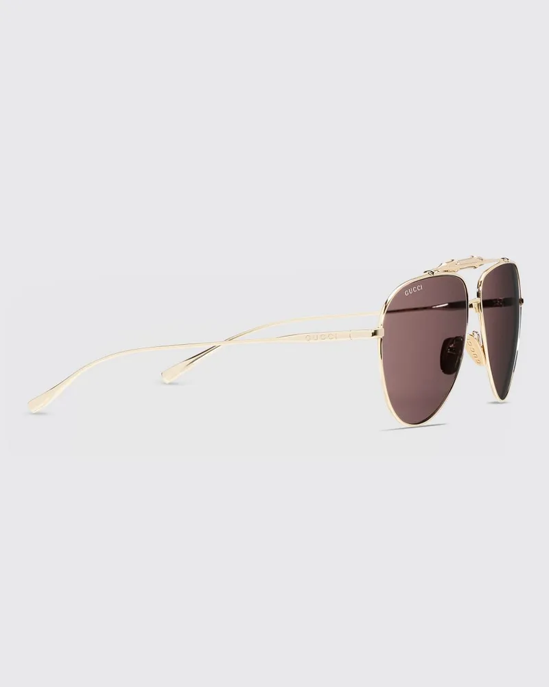 Gucci Sonnenbrille damen Gold