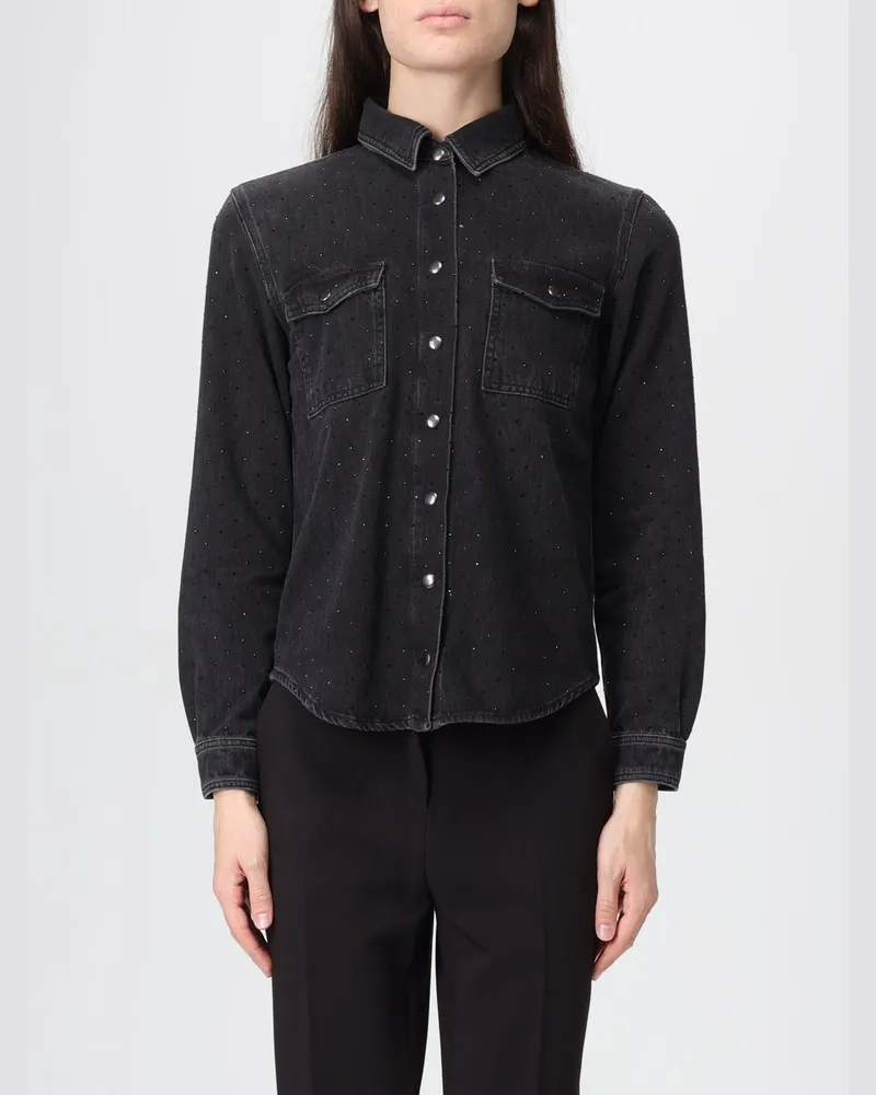 Twin-Set Hemdbluse damen Schwarz