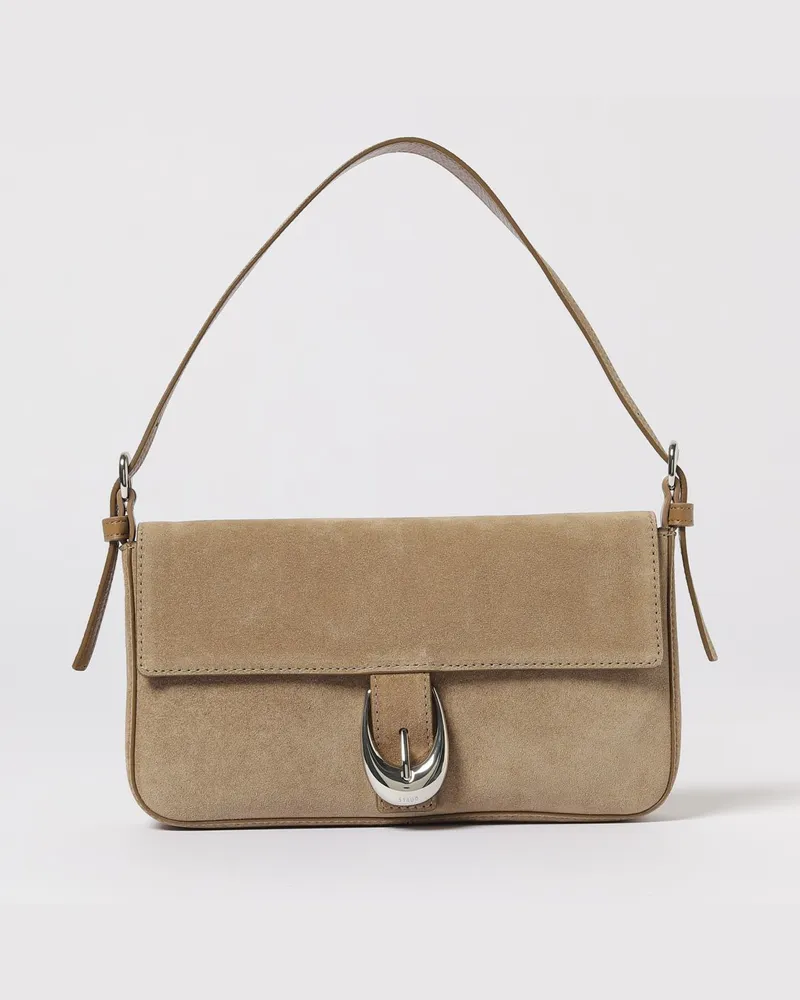 STAUD Schultertasche damen Sand