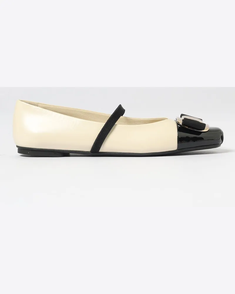 Ferragamo Ballerinas damen Weiß