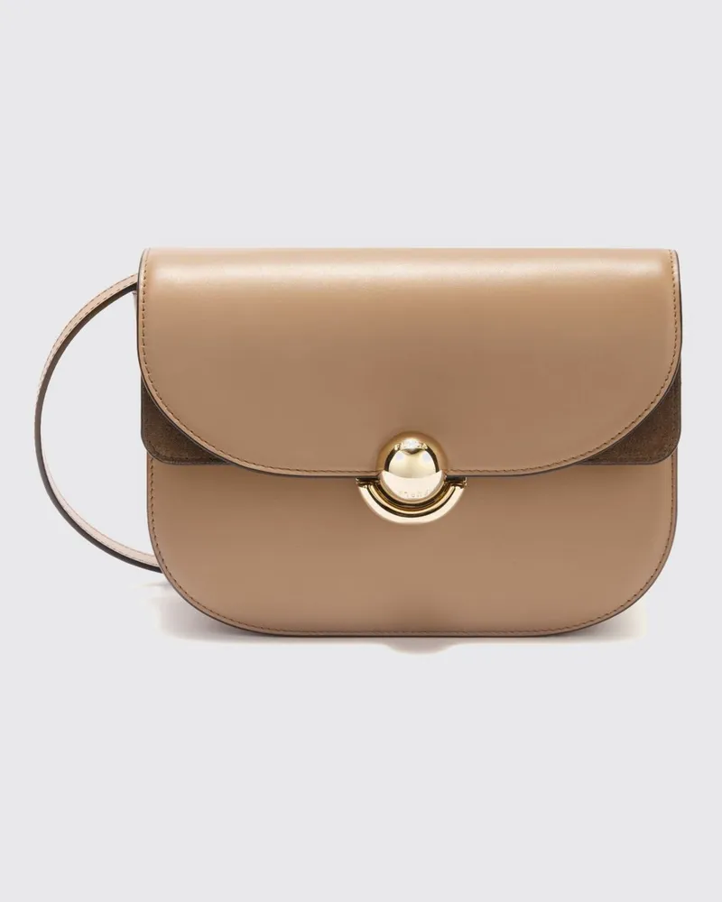 Furla Schultertasche damen Camel