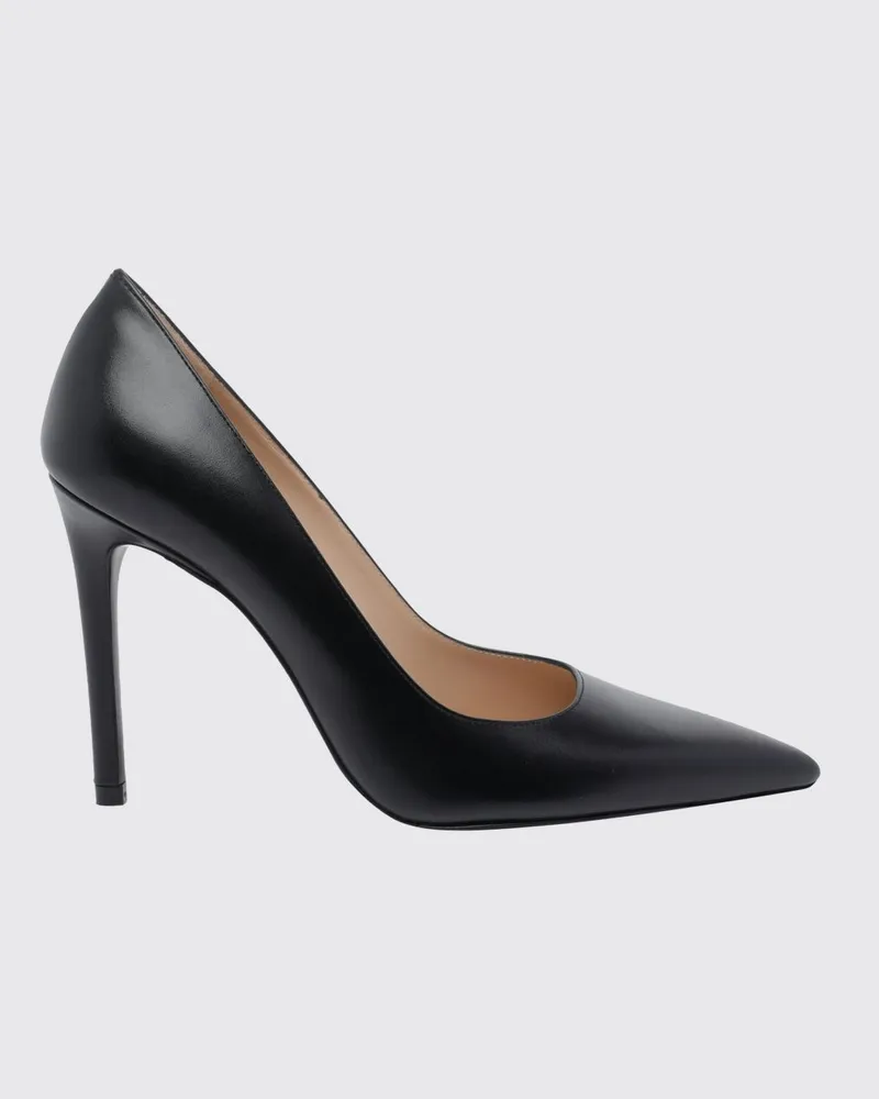 Stuart Weitzman Power-Pumps aus glattem Kalbsleder mit hohem Stilettoabsatz Schwarz