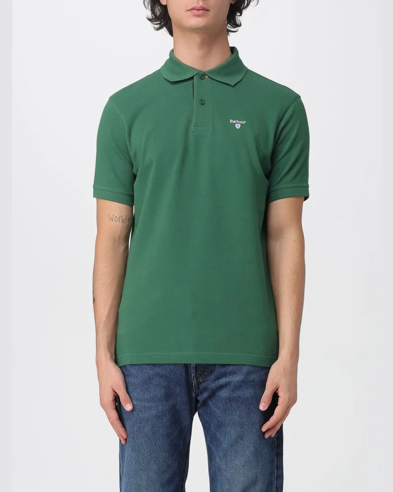 Barbour Polo herren Grasgrün