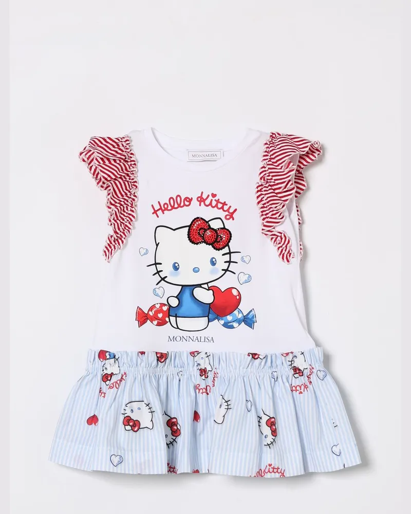 Monnalisa Kleid kinder Weiß