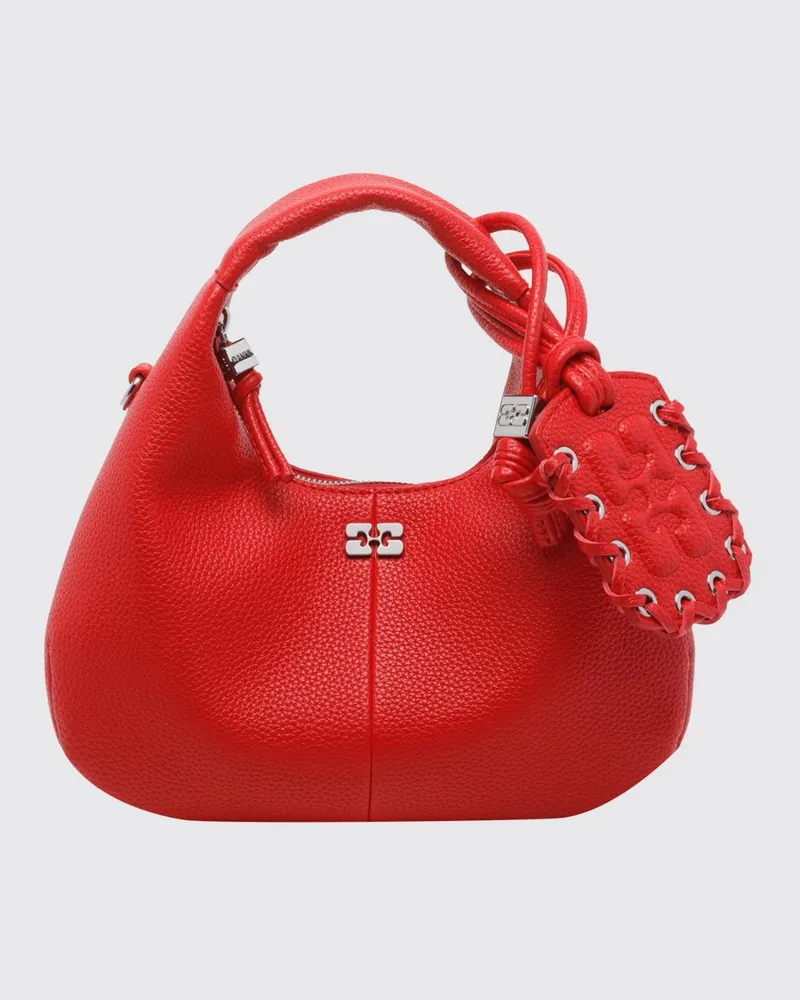 Ganni Schultertasche damen Rot