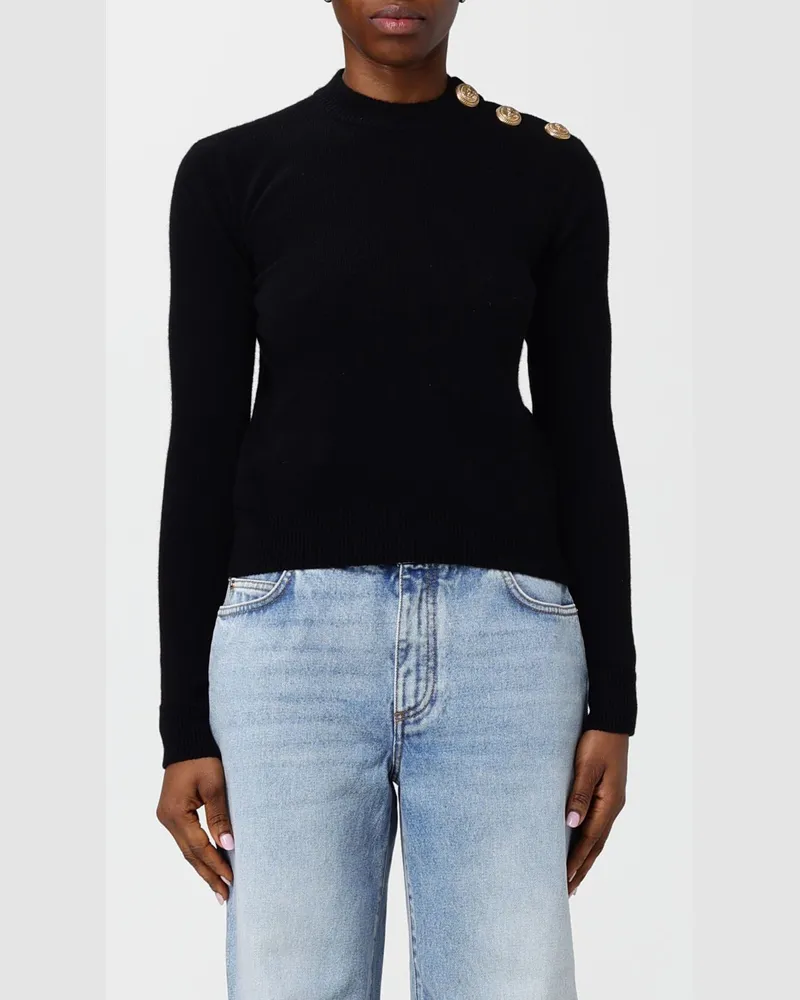 Balmain Strickjacke damen Schwarz