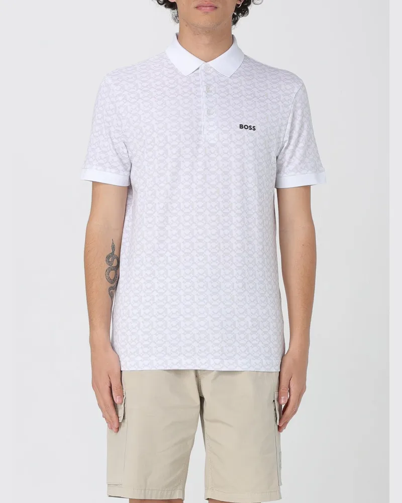 HUGO BOSS Polo herren Weiß