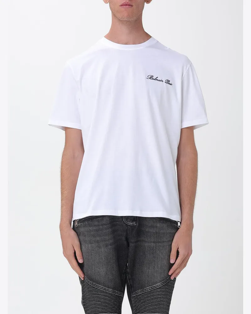 Balmain T-shirt herren Weiß