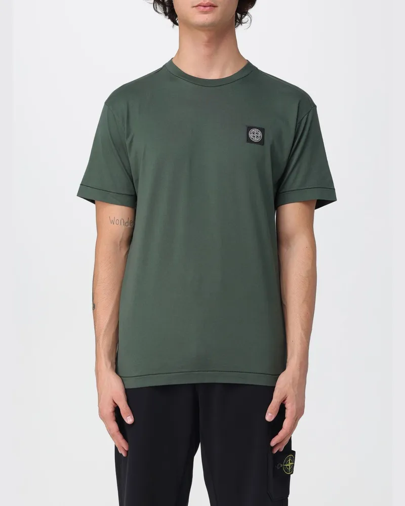Stone Island T-shirt herren Grün