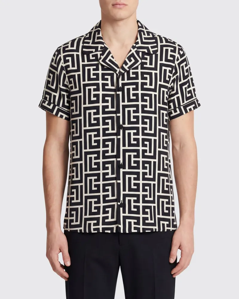 Balmain Hemd herren Ivory