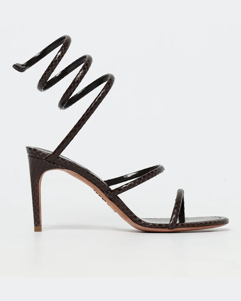 René Caovilla Flache sandalen damen Braun