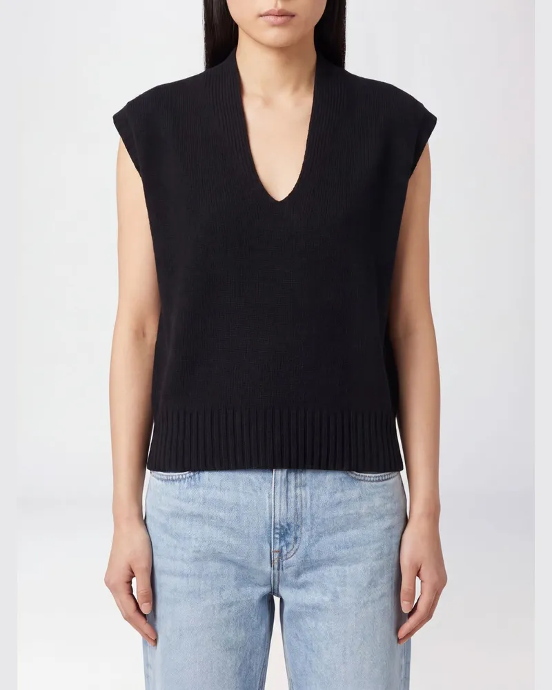 Roberto Collina Weste damen Schwarz