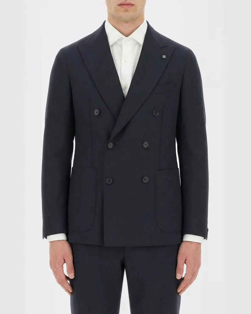 Tagliatore Jacke herren Blau