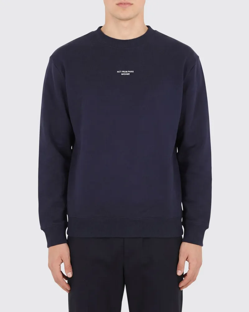 Drôle de Monsieur Sweatshirt herren Blau