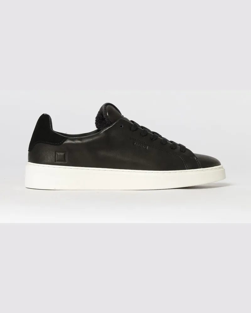 D.A.T.E. Levante Sneakers aus Leder Schwarz