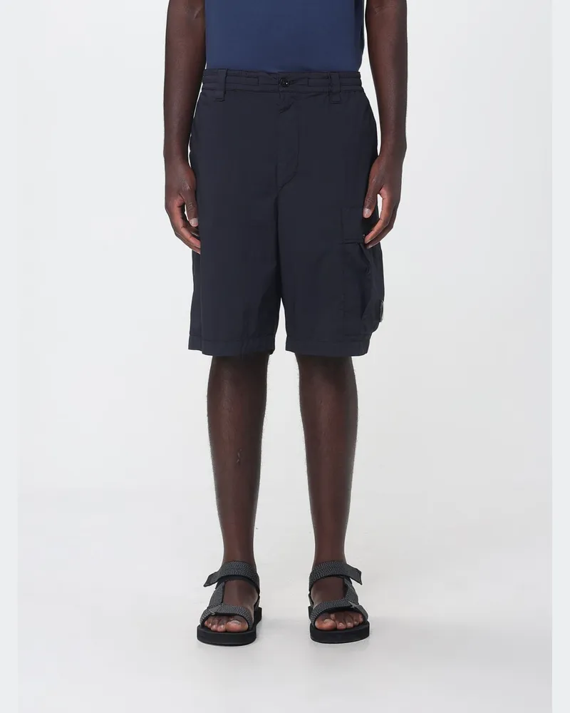 C.P. Company Cargo-Shorts aus Stretch-Baumwollmischung Blau