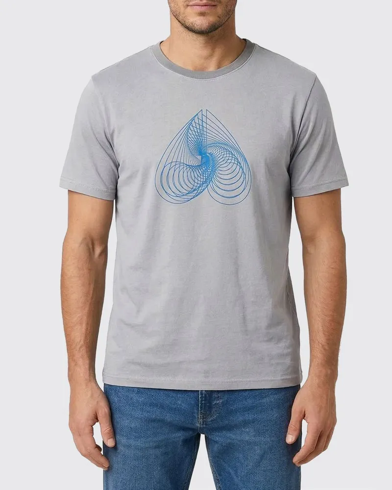Moose Knuckles T-shirt herren Grau