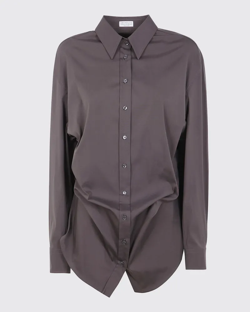 Brunello Cucinelli Hemdbluse damen Braun