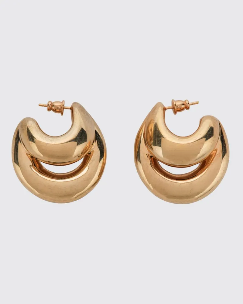 PANCONESI Blow Up Hängeohrringe aus 18 Karat vergoldetem Messing Gold