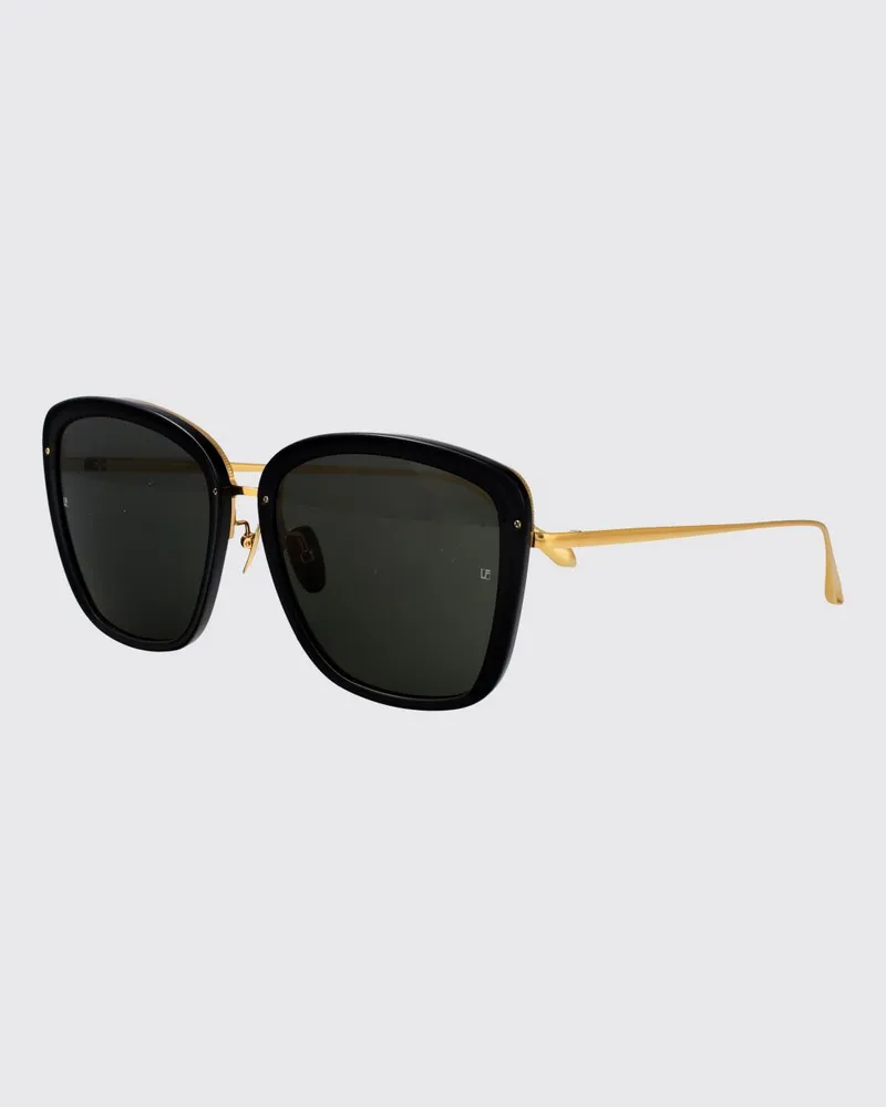 Linda Farrow Sonnenbrille damen Schwarz