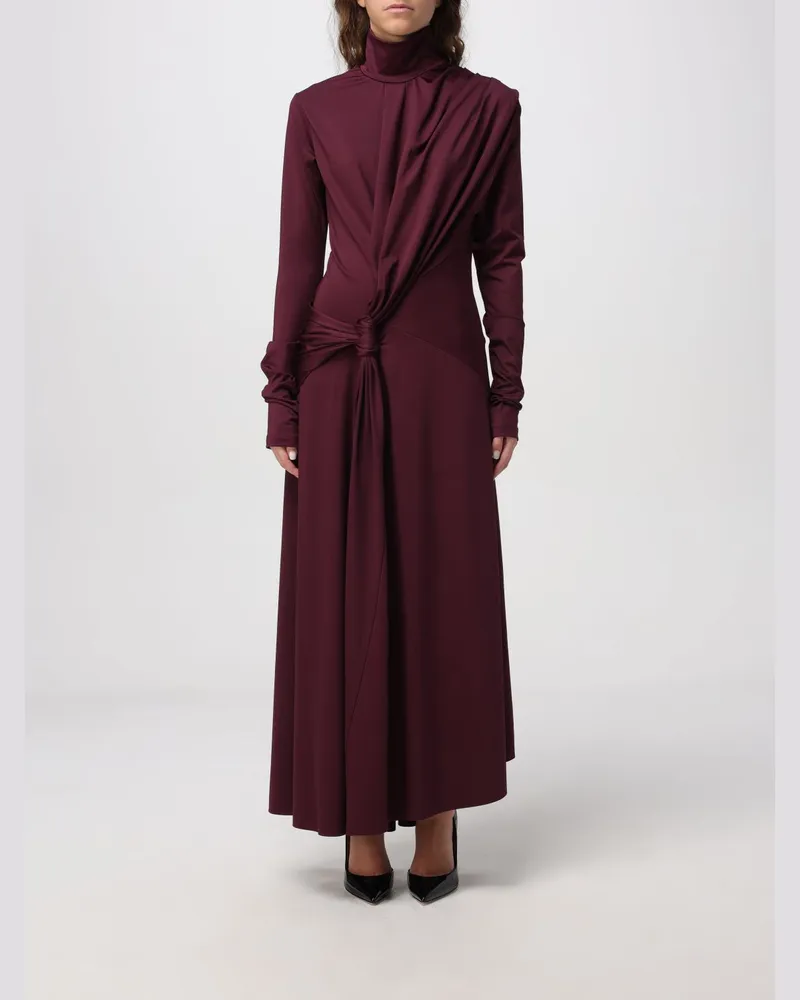 Victoria Beckham Kleider damen Burgunderrot