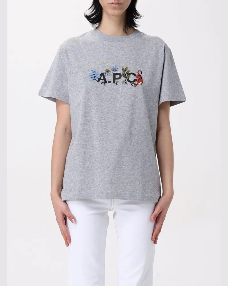 A.P.C. T-shirt herren Grau