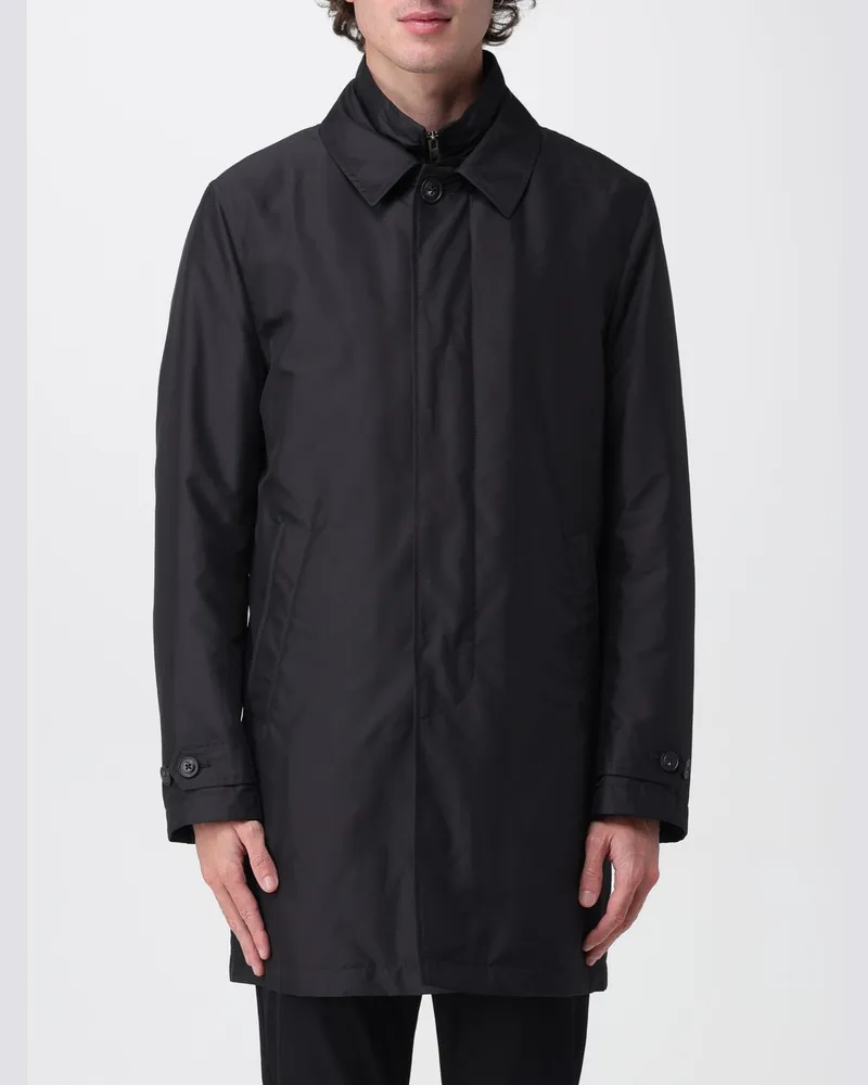 Fay Mantel herren Schwarz