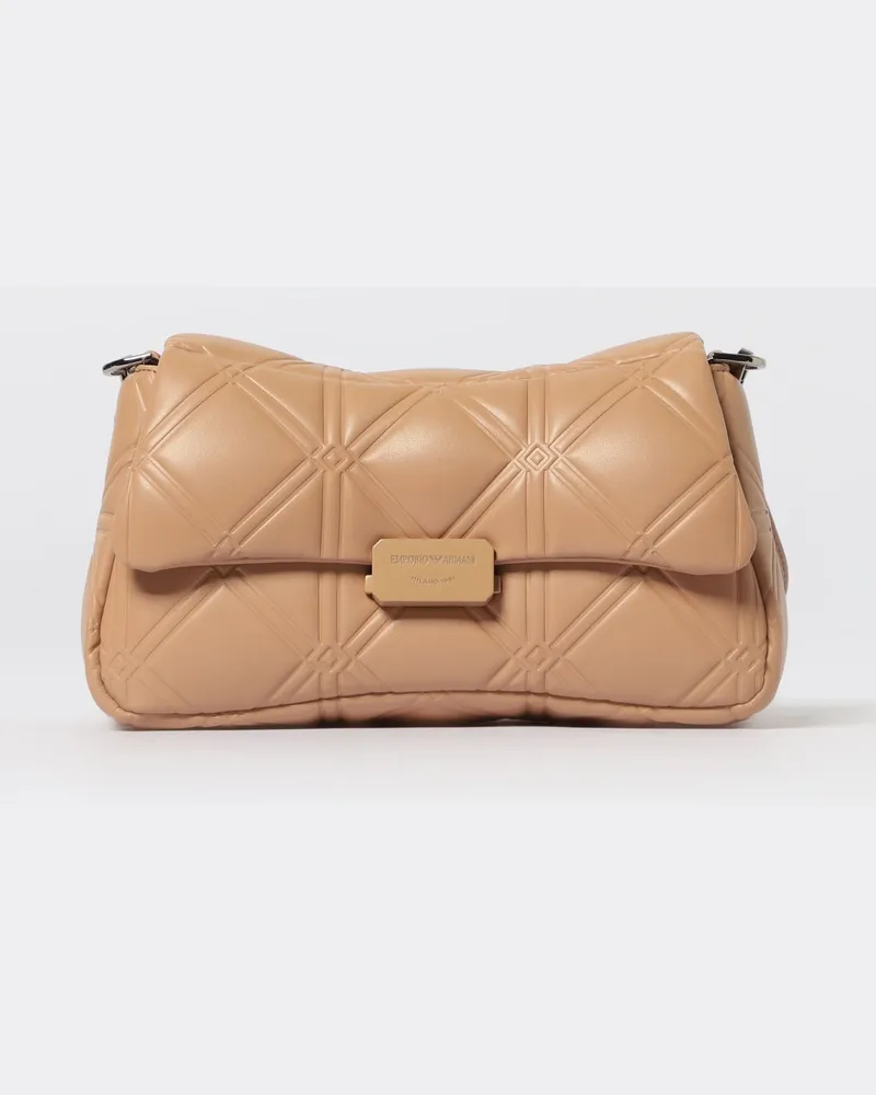 Emporio Armani Schultertasche damen Beige
