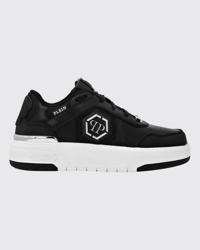 Philipp Plein Sneakers aus Leder und Mesh Weiss