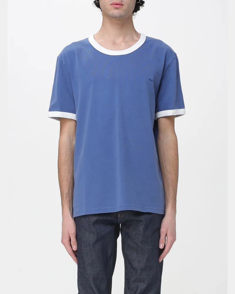 A.P.C. T-shirt herren Blau