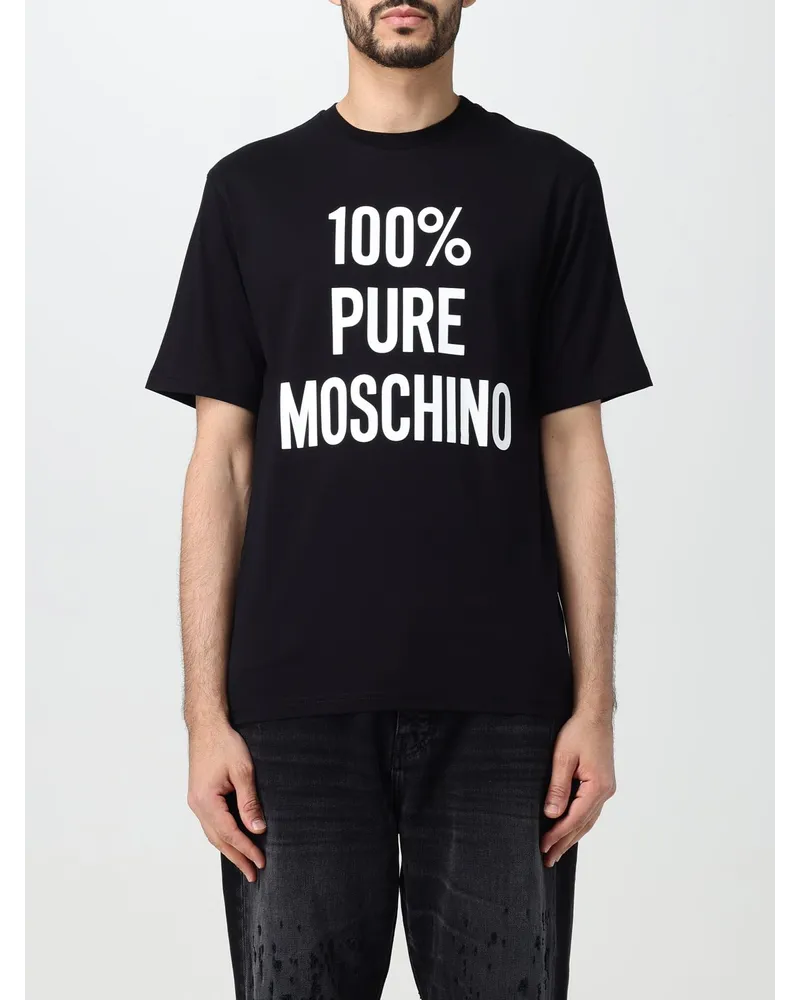 Moschino T-shirt herren Schwarz