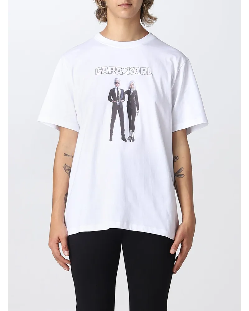 Karl Lagerfeld T-shirt damen Weiß