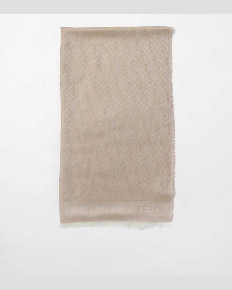 Fendi Seidentuch damen Taubengrau