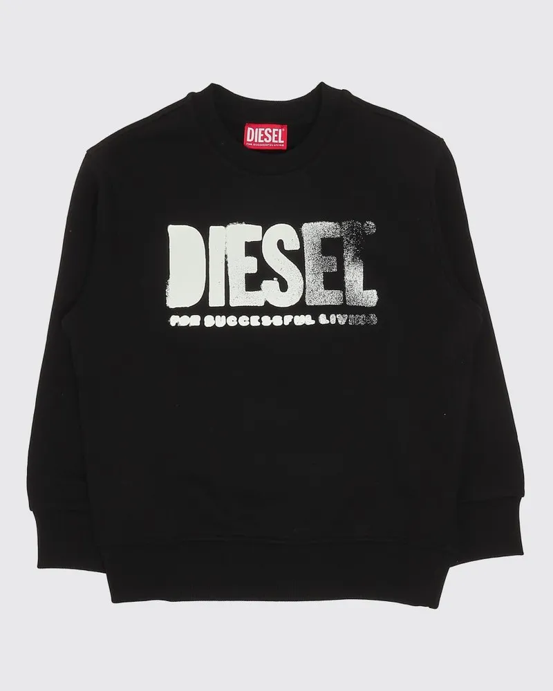 Diesel Pullover kinder Schwarz