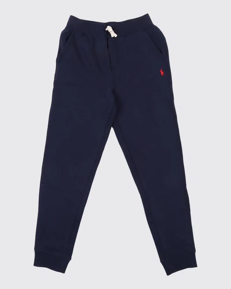 Ralph Lauren Jungen-Jogginghose aus Baumwollmischung mit Pony-Logo von Blau