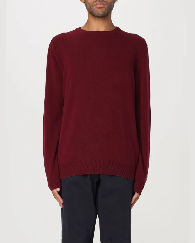 Woolrich Pullover herren Burgunderrot
