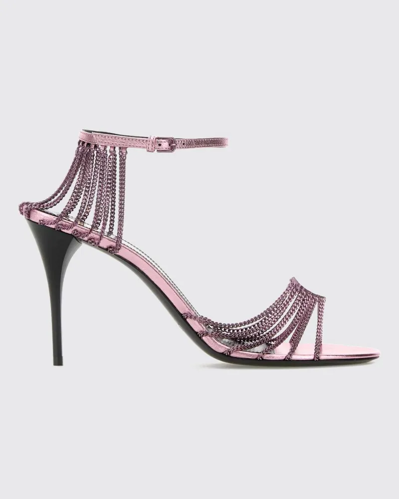 Saint Laurent Sandalen mit absatz damen Grau